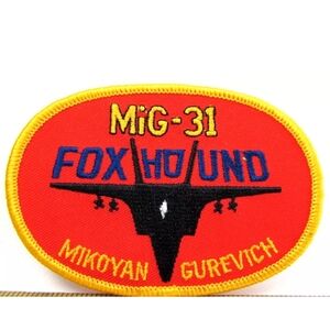 MiG-31 Foxhound Embroidered Patch